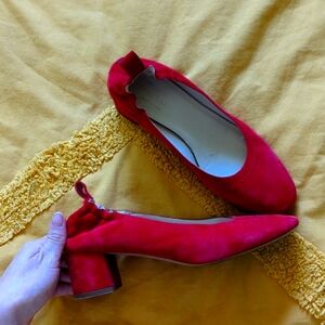 Everlane Classic Red Ballet Flat Heel 7 French girl chic